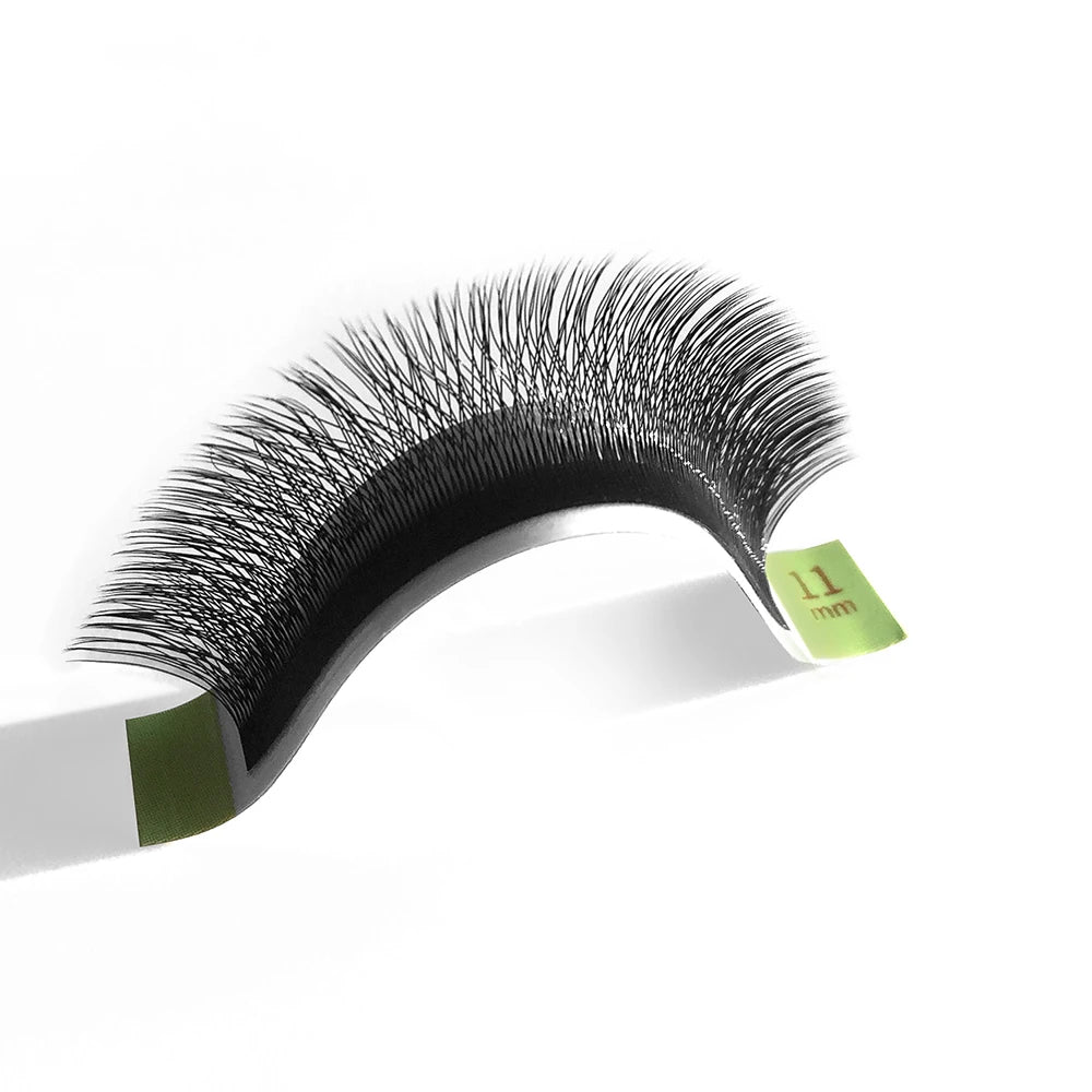 GLAMLASH 3D W-Shaped Eyelashes Extensions 0.07mm C/D/L/LU 3 Tip C/D/L/LU Curl High Quality Idividual Lash