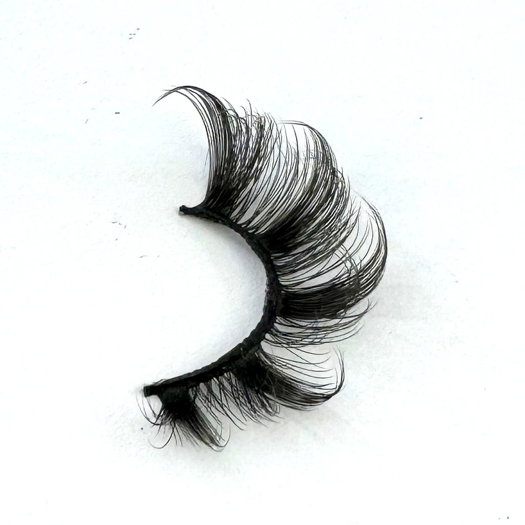AMSDCN Half Lashes 10 Pairs Half Lashes Soft Natural Cat Eye Lashes Makeup Tool Fake Eyelashes Extension Fluffy Faux Cils