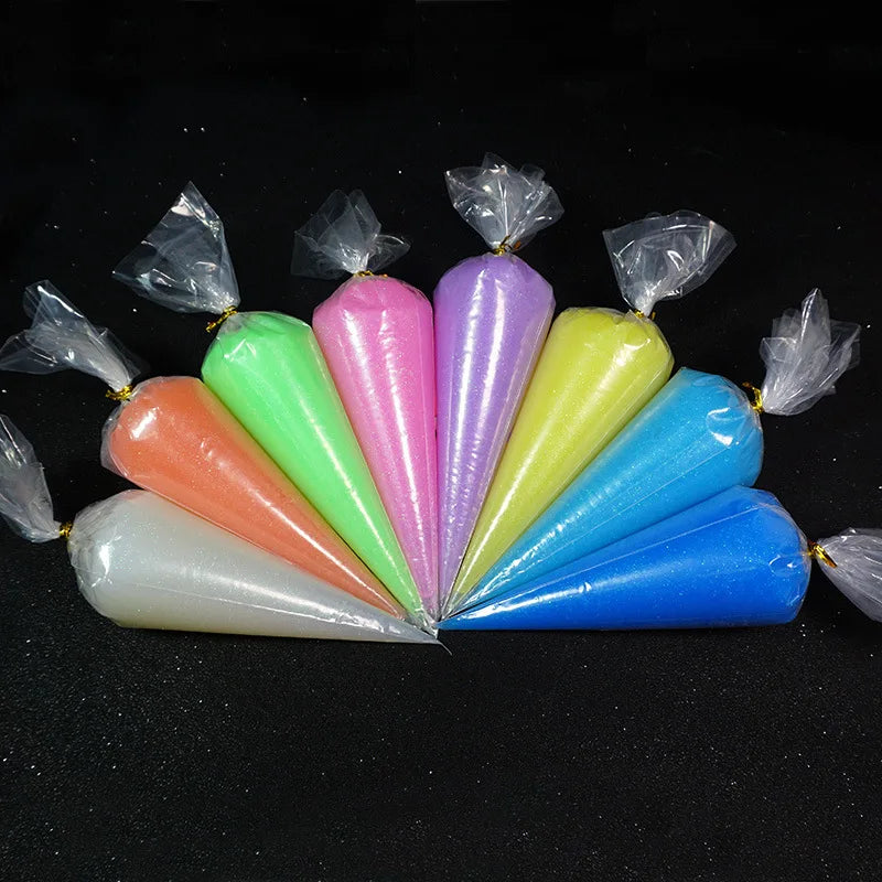 Best 100g transparent crystal cream glue can be diy add glitter glitter homemade cream glue phone case
