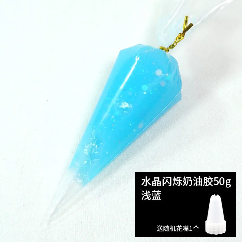 Best Antifreeze artificial cream glue wholesale Crystal Scintillation mobile phone case DIY material hand-made accessories 50ml