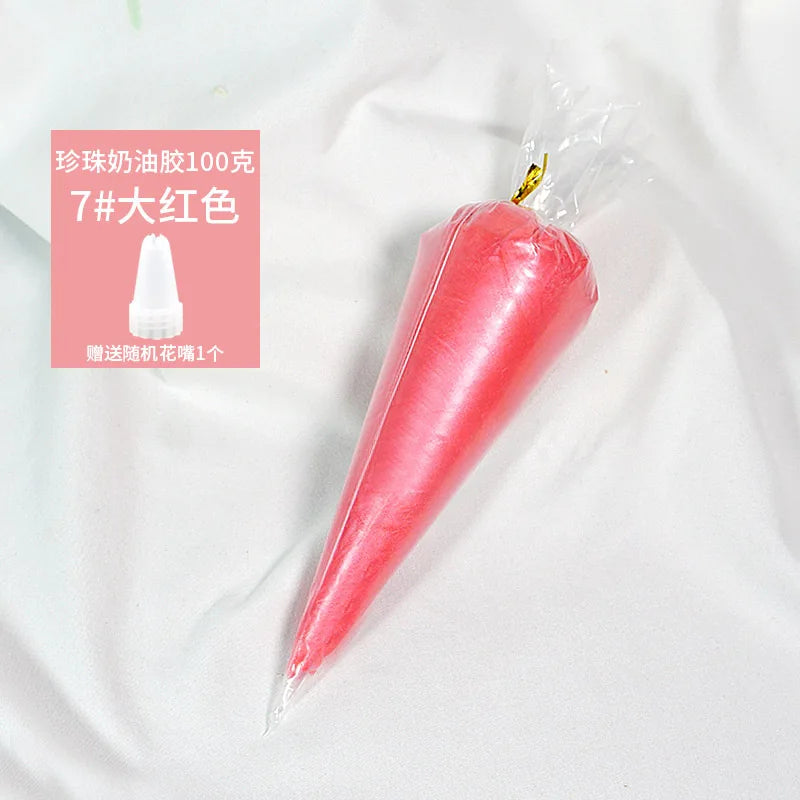 Best 100g transparent crystal cream glue can be diy add glitter glitter homemade cream glue phone case