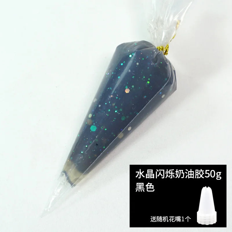 Best Antifreeze artificial cream glue wholesale Crystal Scintillation mobile phone case DIY material hand-made accessories 50ml