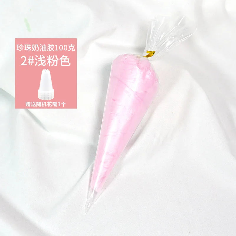 Best 100g transparent crystal cream glue can be diy add glitter glitter homemade cream glue phone case