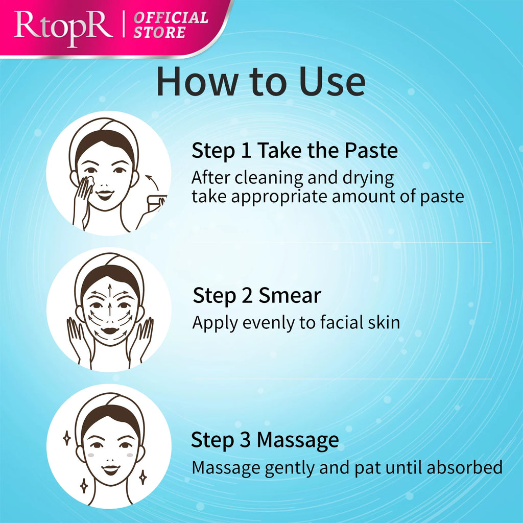 RtopR Whitening VITAMIN C Face Cream Moisturizing Cream Lighten Facial Melanin Care Product For Women Improve Facial Dull Skin