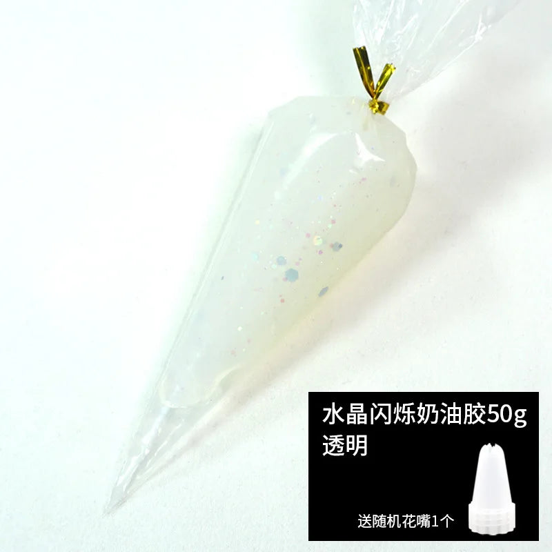 Best Antifreeze artificial cream glue wholesale Crystal Scintillation mobile phone case DIY material hand-made accessories 50ml