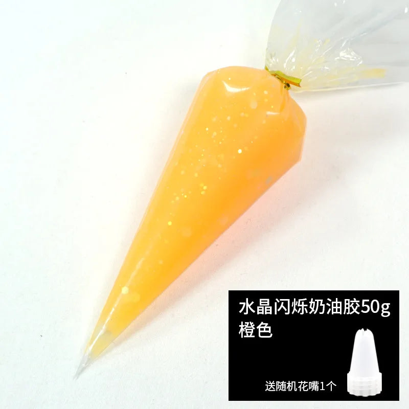 Best Antifreeze artificial cream glue wholesale Crystal Scintillation mobile phone case DIY material hand-made accessories 50ml
