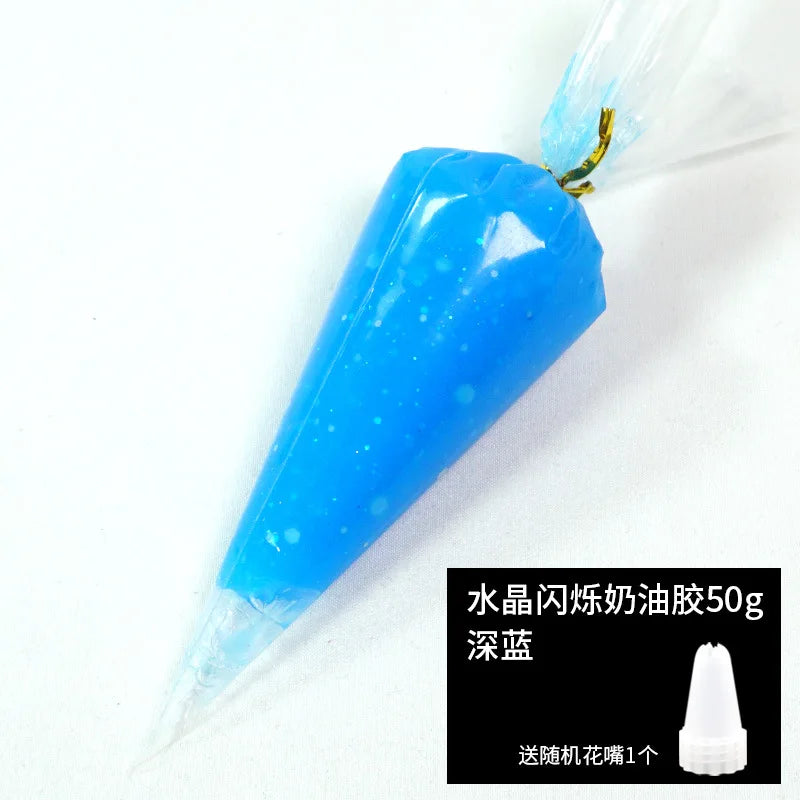 Best Antifreeze artificial cream glue wholesale Crystal Scintillation mobile phone case DIY material hand-made accessories 50ml