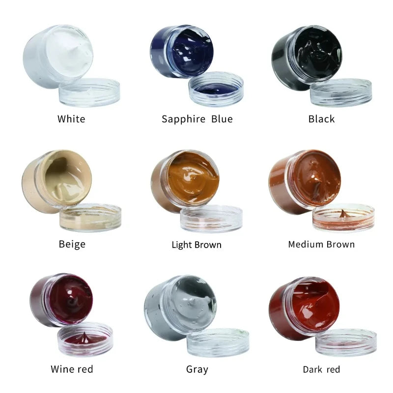 30ml Leather Paint Shoe paint Cream Leather Sofa Bag Clothing Repair Restoration Color Change Paint Leather-specific pigment