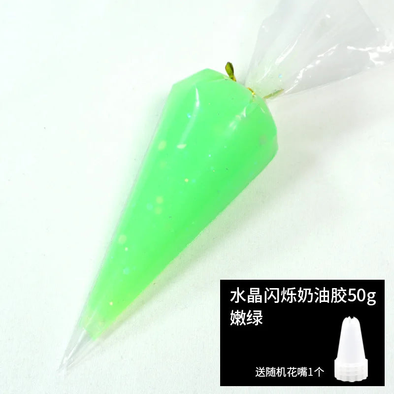 Best Antifreeze artificial cream glue wholesale Crystal Scintillation mobile phone case DIY material hand-made accessories 50ml