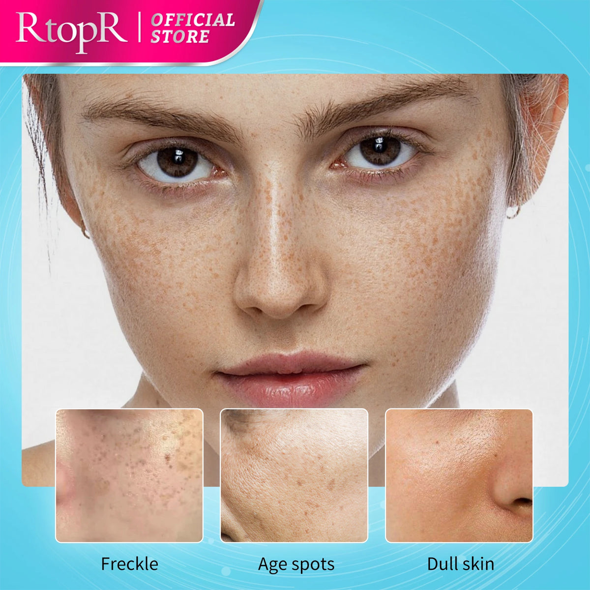 RtopR Whitening VITAMIN C Face Cream Moisturizing Cream Lighten Facial Melanin Care Product For Women Improve Facial Dull Skin