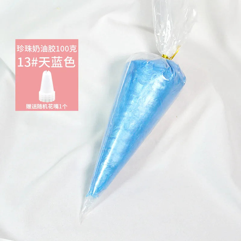 Best 100g transparent crystal cream glue can be diy add glitter glitter homemade cream glue phone case