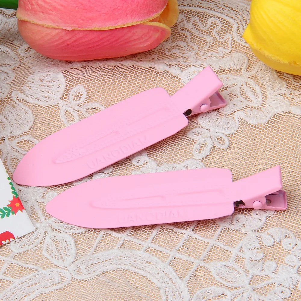 10 Pieces Hair Clips Side Clip Colorful Metal Paint Hair Accessories DIY Cream Glue Handmade Bobby Pin Decorative Materials