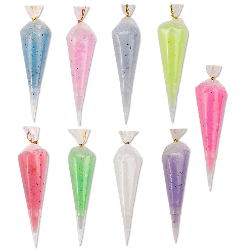 Antifreeze crystal glitter cream glue phone case DIY material, handmade accessories, food and toy handmade glue 50ml