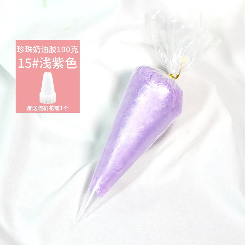 Best 100g transparent crystal cream glue can be diy add glitter glitter homemade cream glue phone case