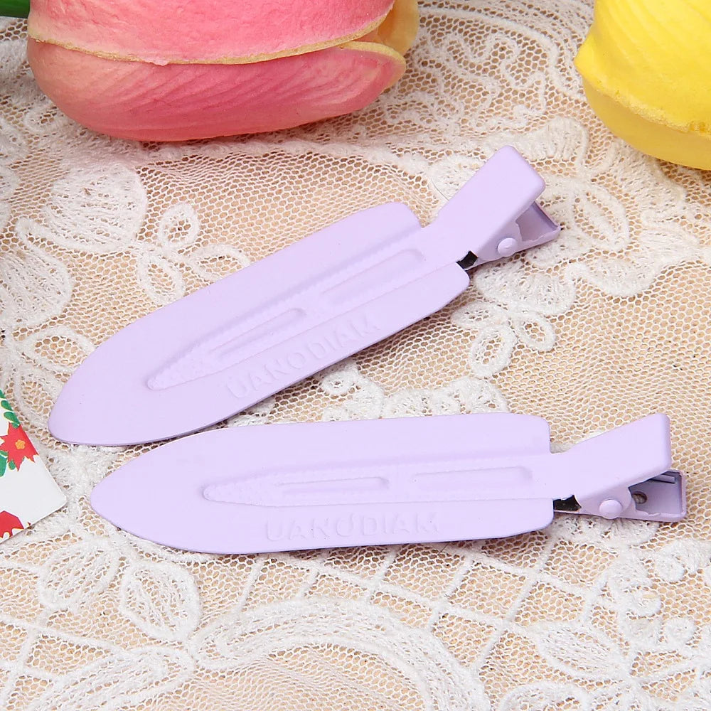 10 Pieces Hair Clips Side Clip Colorful Metal Paint Hair Accessories DIY Cream Glue Handmade Bobby Pin Decorative Materials