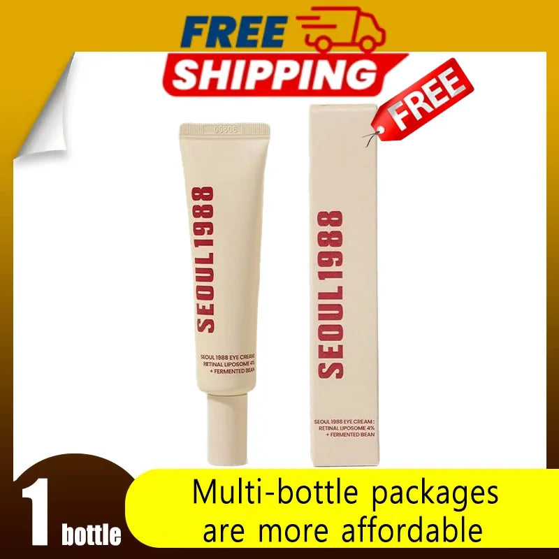 Seoul 1988 Retinol Eye Cream 4% Anti Aging Eye Treatment Dark Circles, Wrinkles, Puffiness Firming & Lifting Eye Cream For Women