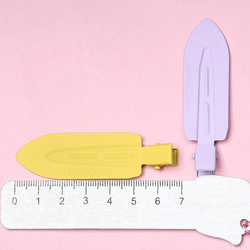 10 Pieces Hair Clips Side Clip Colorful Metal Paint Hair Accessories DIY Cream Glue Handmade Bobby Pin Decorative Materials