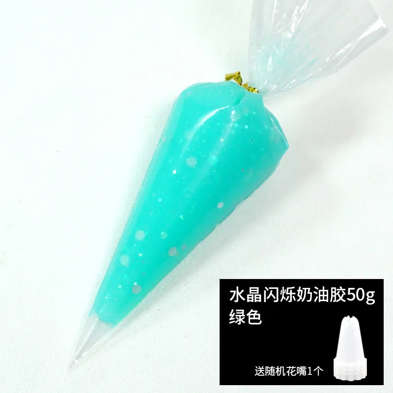 Best Antifreeze artificial cream glue wholesale Crystal Scintillation mobile phone case DIY material hand-made accessories 50ml